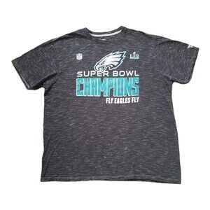 Pro Line Philadelphia Eagles Super Bowl Champions Size XL Mens Black T-Shirt NFL